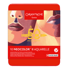 Caran d'Ache Neocolor II Aquarelle Special Edition "Portrait", Set of 10