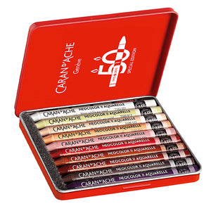Caran d'Ache Neocolor II Aquarelle Special Edition "Portrait", Set of 10