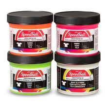 Speedball Fabric Set Fluorescent & Night Glo Inks