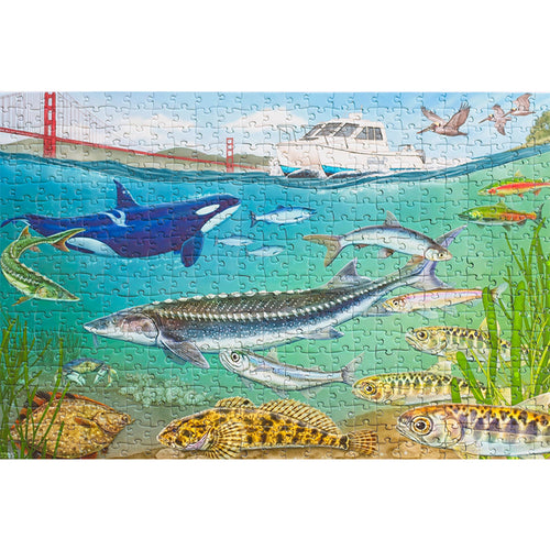 Oakland Puzzle Company Under the Bay 500-piece Jigsaw Puzzle