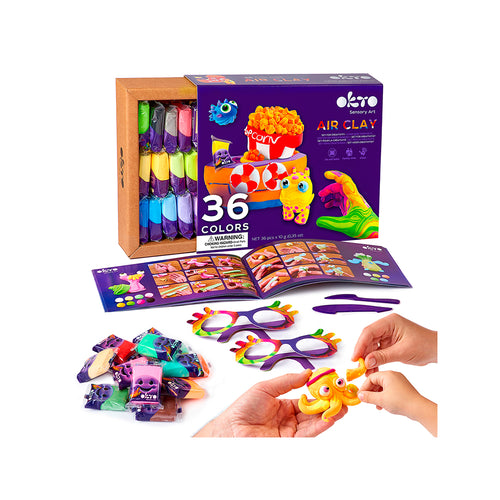 Okto Air Clay Creativity Kit, 36 Color Set