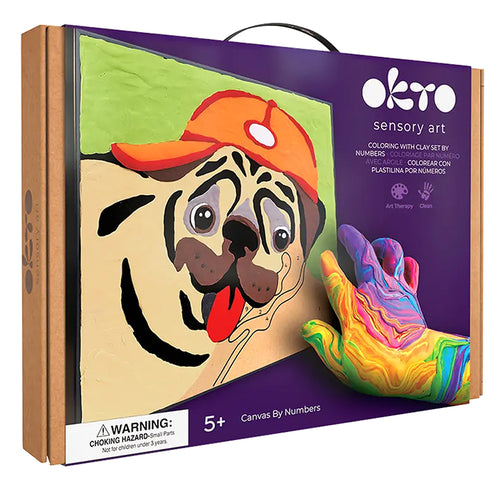 Okto Clay-By-Number Kit, Pug