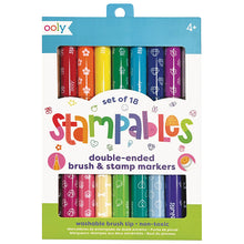 Ooly Stampables Scented Double-ended Stamp Markers, Set of 18