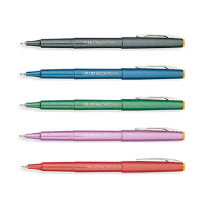 Pilot Razorpoint Pens, Various Colors