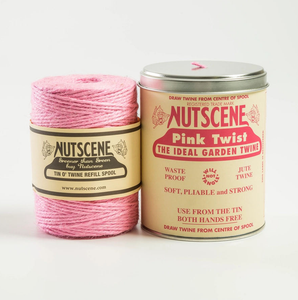 Nutscene "Tin O' Twine" in Red, Green or Natural