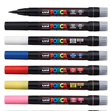 POSCA Paint Markers, Brush Tip, PCF-350 In Various Colors
