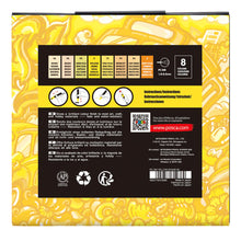 POSCA Paint Markers, Yellow Shades, PC-5M Medium Set of 8