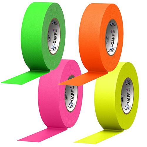 Pro-Gaff Gaffer Tape Fluorescent Colors