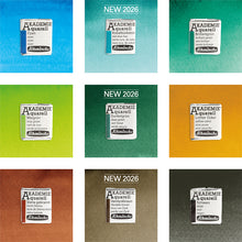 Schmincke AKADEMIE Watercolor Set, 18 Half Pans + Brush Band