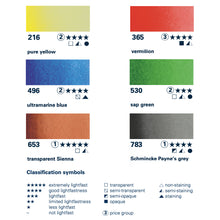 Schmincke HORADAM Watercolor Special Edition Palette, Set of 6 x 15ml tubes