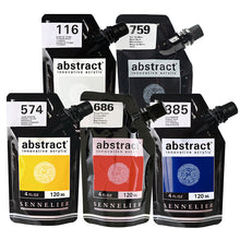 Sennelier Abstract Acrylic Paint Set, Primary Colors set of 5