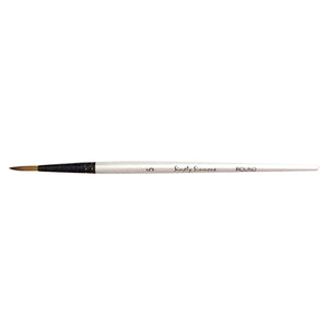 Simply Simmons Synthetic Round Brushes, Various Sizes