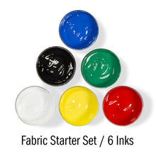 Speedball Fabric Starter Sets 4 or 6 Inks