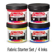 Speedball Fabric Starter Sets 4 or 6 Inks