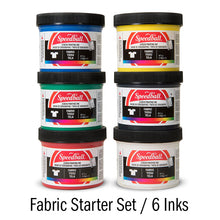 Speedball Fabric Starter Sets 4 or 6 Inks