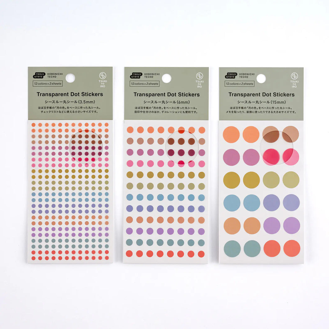 TSUKI no IRO: Dot Stickers 3 Sizes