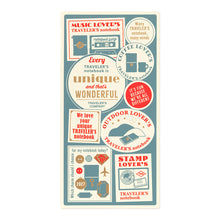 TRAVELER'S Notebook 2027 Plastic Sheet, Regular Size