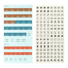 TRAVELER'S Notebook 2027 Sticker Set for Diary