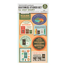 TRAVELER'S Notebook 2027 Sticker Set for Diary