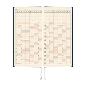 Hobonichi Techo Weeks 2026 - Colors: Cosmo Blue (Japanese Version)