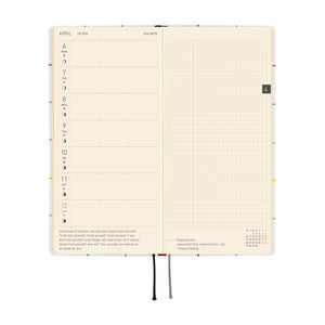 Hobonichi Techo Weeks 2026 - 100%ORANGE: Squirrel’s Moving Day