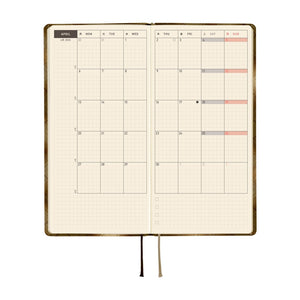 Hobonichi Techo Weeks 2026 - Shirt Fabric: Foggy Plaid