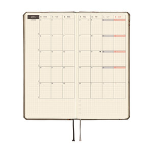Hobonichi Techo Weeks 2026 - Bow & Tie: Galloping Horses