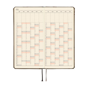 Hobonichi Techo Weeks 2026 - Bow & Tie: Galloping Horses