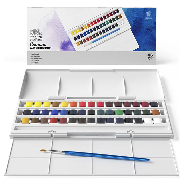 QUAINT クウェイント　vol.4,6セット Winsor & Newton Cotman 46 Piece Half-Pan Set – ARCH Art Supplies