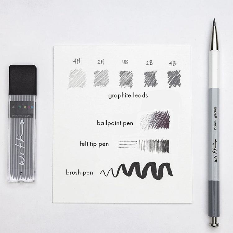 WITH Gray Scale Graphite & Pen Drawing Set – ARCH Art Supplies