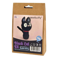 Woolbuddy Black Cat Felting Kit