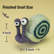 Woolbuddy DIY Snail Felting Kit