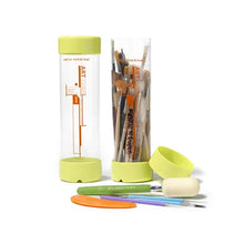 Sculpture Tool Storage, Art Tube in Green or Orange