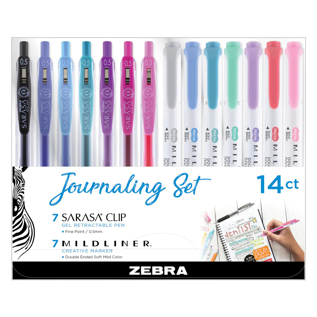 Zebra Mildliner Double-Sided Pens, Set of 25 – ARCH Art Supplies