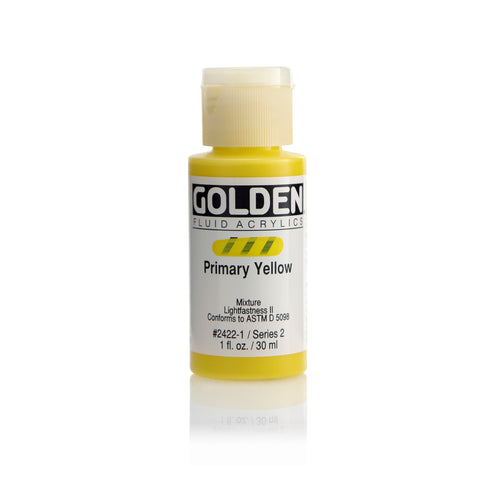 Golden Fluid Acrylic Introductory Set of 6, 1oz (30ml) Bottles