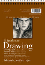 Strathmore Medium Drawing Pads 400 Series, Various Sizes