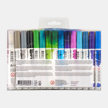 Royal Talens Ecoline Watercolor Brush Pen, Basic Shades, Set of 30