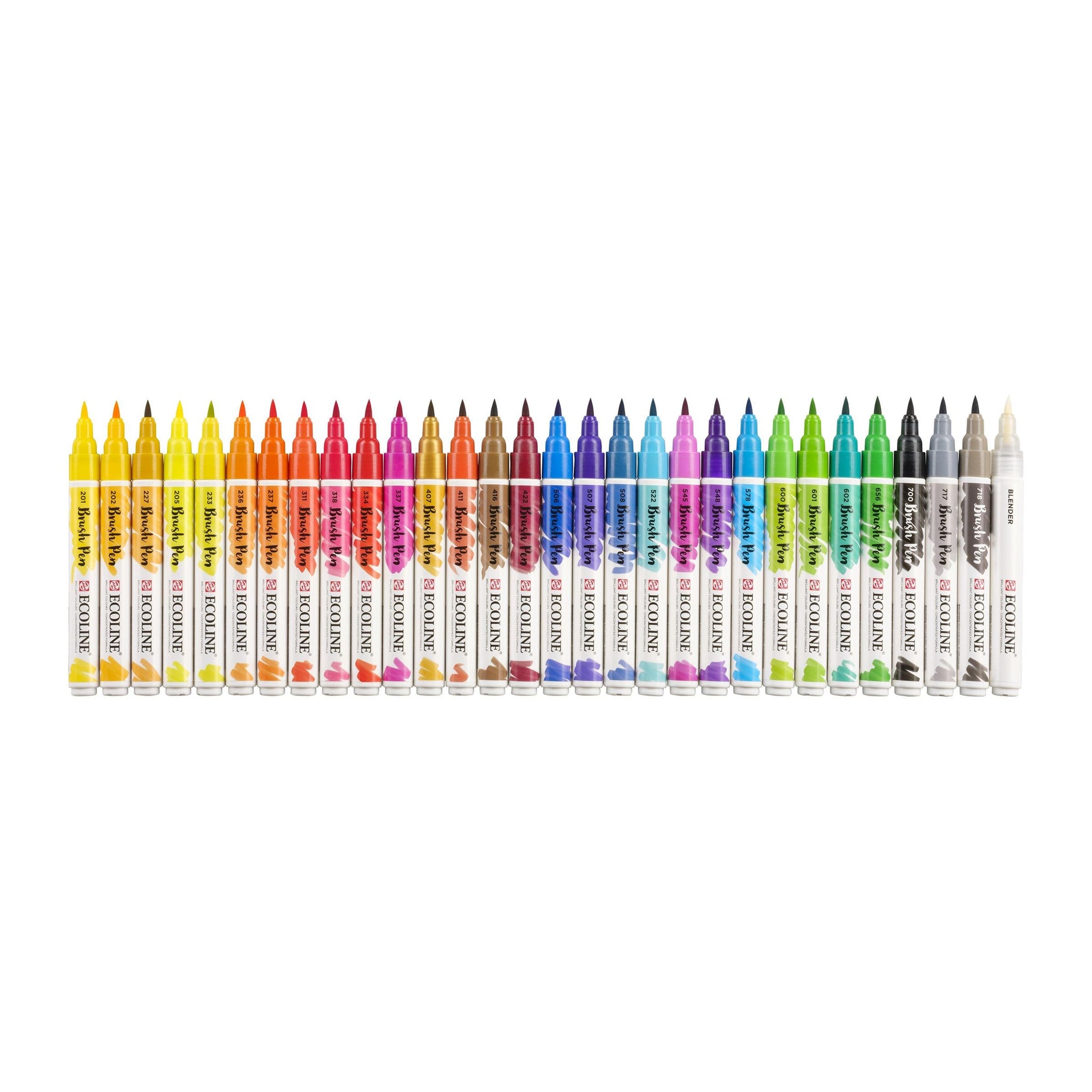 Ecoline Watercolor Brush Pen Sets by Talens