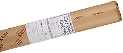  Arches Watercolor Paper Roll 51in x 10yd Natural White