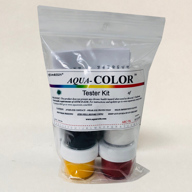 Aqua•Resin Aqua-Color Resin Tints, Tester Kit