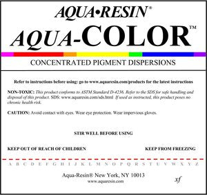 aqua color chart