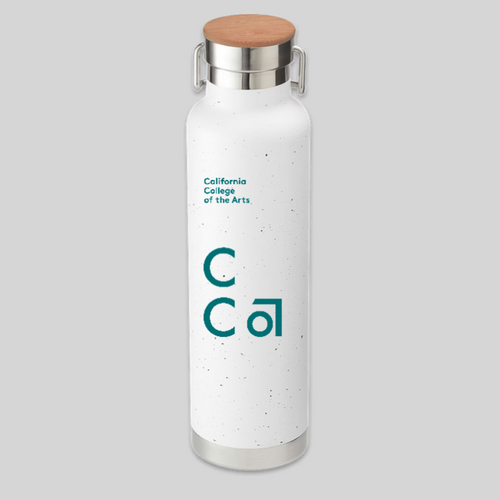 CCA Insulated Water Bottle - 22oz, White