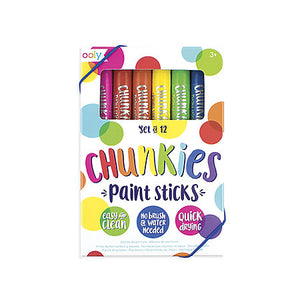 Ooly Chunkies Paint Sticks Set of 12