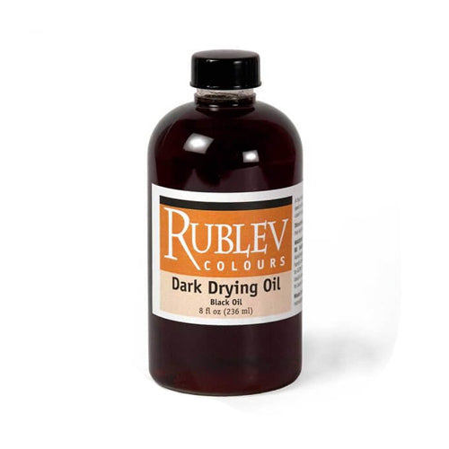 Rublev Dark Drying Oil (Black Oil) (8 fl oz)