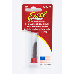 Excel #10 Curved Edge Blade 5pk