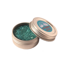 Open Eco Friendly Glitter Canister In Turquoise