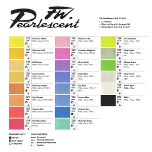 Daler Rowney FW Pearlescent Inks 1oz Various Colors