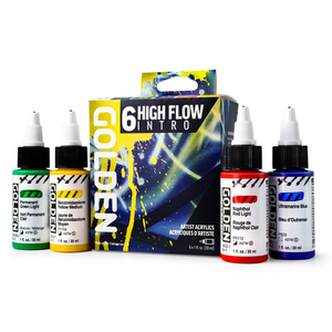 Golden Intro High Flow Acrylics 6 x 30ml bottles