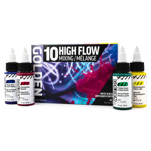 Golden High Flow Mixing Set 10 X 30ml bottles