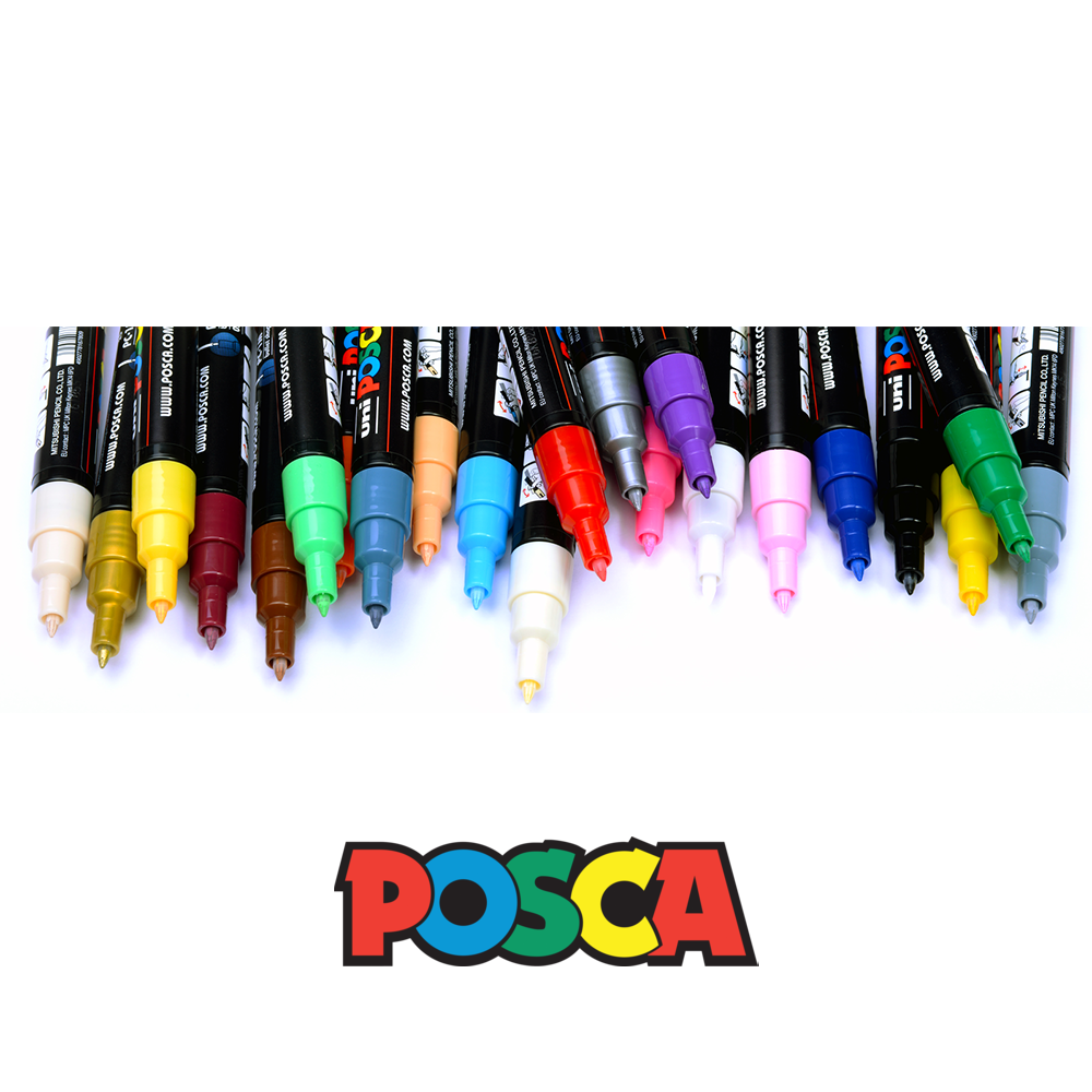 POSCA Paint Markers, Extra Fine Bullet Tip – ARCH Art Supplies